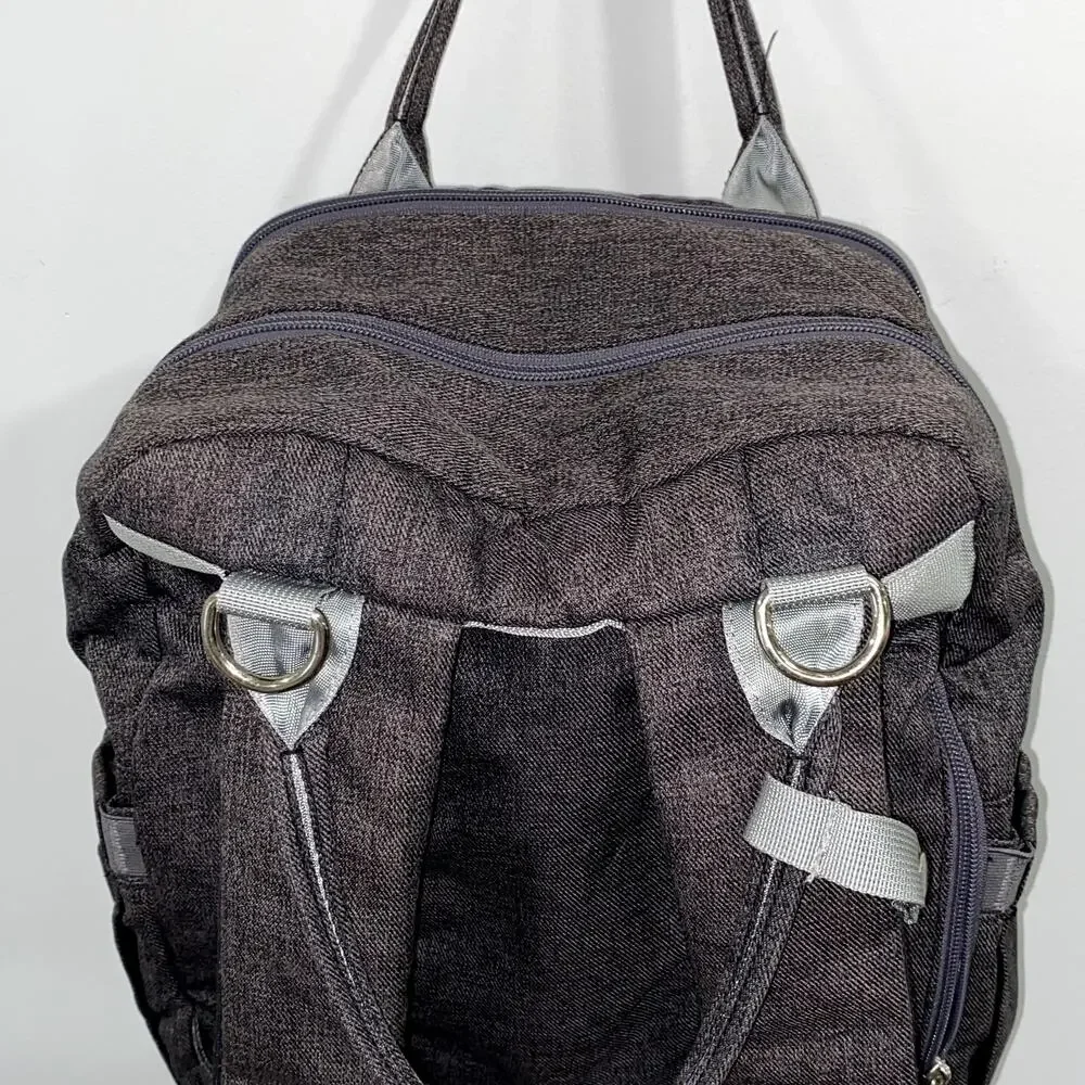 Ruvalino Diaper Bag Backpack in Dark Gray